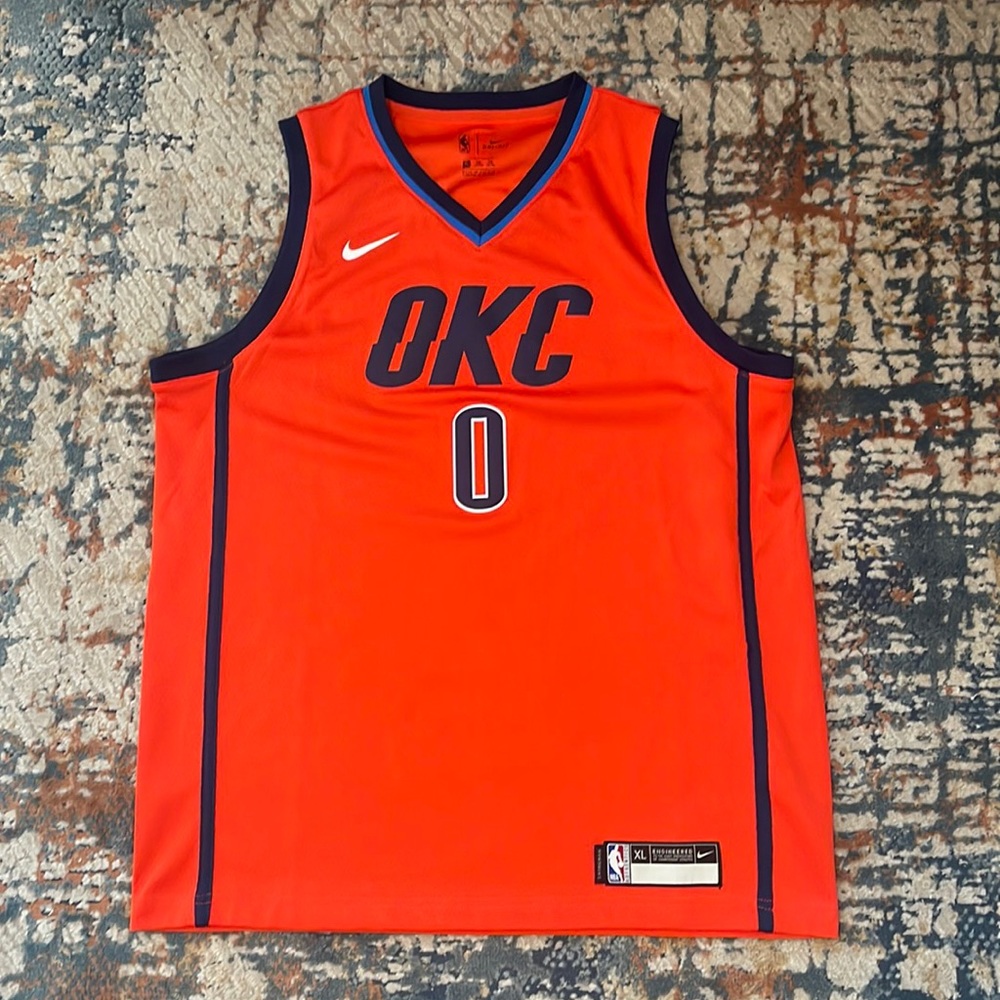 OKC Thunder Westbrook Jersey